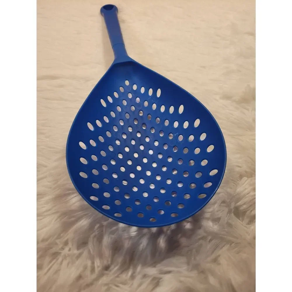 Blue Nylon Strainer Scoop